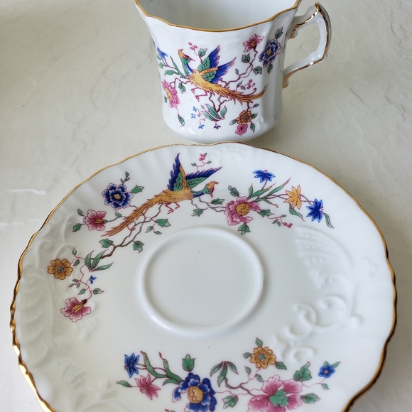 Hammersley bird of paradise China cup and saucer - Picture 2 of 6